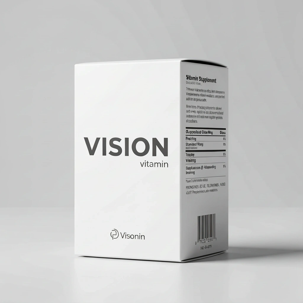 Vision vitamin supplement packaging